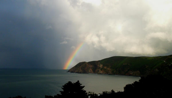 Rainbow over the Bay (Photo by Chough's Nest Hotel)