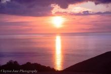 Sunset - Photo was taken by Clayton Jane on his way to Porlock