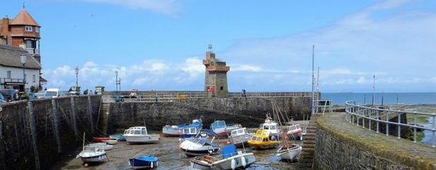 0508-david-reynolds-lynmouth-harbour-at-low-tide